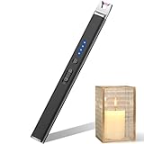LcFun Lichtbogen Feuerzeug Elektrisch, Typ C Aufladbar Elektrisches...