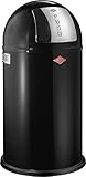 Wesco 175 831 Pushboy Abfallsammler 50 Liter schwarz 40 x 40 x 75.5cm...