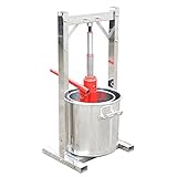 DSYOGX 12L Fruchtpresse, Weinpresse aus Edelstahl und Verzinkt Beerenpresse...