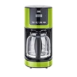 KHG Kaffeemaschine KA-184 (L) in Grün, 12 Tassen, 1,5L, 900W,...