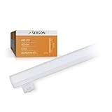 SEBSON LED Lampe S14S 30cm, 4w, ersetzt 35W Glühlampe, 400lm, warmweiß,...