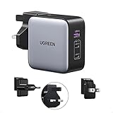 UGREEN Nexode 65W USB C Ladegerät GaN Netzteil 3-Port Travel Charger mit...