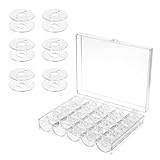 Dreamil Nähmaschine Spulen Box,25 Fächer Kunststoff-Nähspule,Spulenbox...