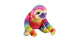 Wild Republic Pocketkins Eco Rainbow Faultier, Stofftier, 12 cm,...