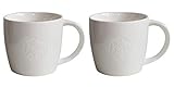 STARBUCKS Porzellan Mug Venti Grande Fore Here Serie Weiss Collectors Set...