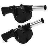 Veemoon 2 Stück Manuelles Grillgebläse Bbq Luftgebläse mit Drehbarem...