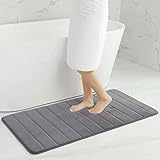 Homaxy Memory Foam Badezimmer Badeteppiche Saugfähige Rutschfester...