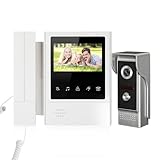 Swokely Video-Türsprechanlage 4,3 Zoll Touch Monitor verdrahtet...