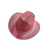ZWTPGKRD Fedora Hut mit gebogener Krempe für Damen und Herren, Fedora-Hut...