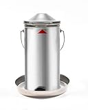 Hühnertränke 4 Liter Edelstahl: Geflügeltränke Metall einfache...