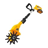 Akku-Bodenhacke, 20V Elektrische Motorhacke mit Kultivierungstiefe 25 cm...