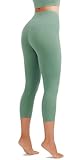 Persit Sport Capri Leggings Damen, 3/4 Sporthose High Waist Leggins...