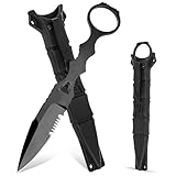 Lnjya Neck Knife Messer EDC Messer mit Kydex Scheide Outdoor Klein Messer...