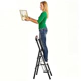 Zusammenklappbarer 3-Stufen-Hocker für Erwachsene, robuste...