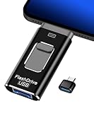 LUIRSAY USB Stick 3.0 für iPhone 64 GB [MFi-Zertifiziert], 4-in-1...