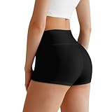 AOOSA Hotpants Damen mit Hoher Taille, Scrunch Butt Lifting Shorts, Bequeme...