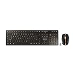 CHERRY DW 9100 SLIM, Kabelloses Tastatur- und Maus-Set, Deutsches Layout...