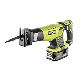 RYOBI 18 V ONE+ Akku-Säbelsäge RRS1801M (Hublänge 22mm, Leerlaufhubzahl...