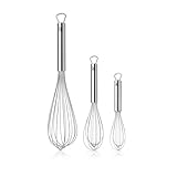 WMF Profi Plus Schneebesen Set 3-teilig, Schneebesen Edelstahl...
