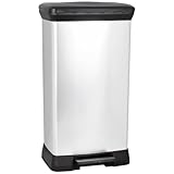 Curver Deco bin metalics 240643 Mülleimer 50 l (B x H x T) 390 x 720 x 290...