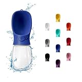 WePet Tragbare Hunde-Wasserflasche, 350 ml, Auslaufsicherer Trinknapf für...