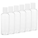 TEHAUX 6x 100ml Auslaufsichere Reisebehälter aus Kunststoff mit...