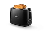 Philips Toaster – 2 Toastschlitze, 8 Stufen, Brötchenaufsatz,...