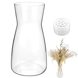 Blumenvase Vasen aus Glas Klarglas Vase für Blumen Glasvase für Tischdeko...