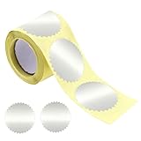 Notary Seals - Urkunden Verschlussetiketten mit gezacktem Rand | 100 Stück...