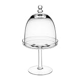 SWEET HOME Varotto & Co. AC11626LU Runde Etagere aus Glas mit Glocke 27 cm...