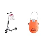 HUDORA BigWheel 205 Scooter - Stabiler Aluminium-Roller & Kabel-Schloss...