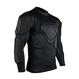 QIKEGooods Sports Gepolsterte Kompression T-Shirt Tops Langarm Guard...