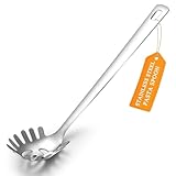 ReaNea Nudellöffel, Spaghettilöffel, Nudelkelle Edelstahl Nudelzange und...