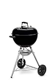 Weber Original Kettle E-4710 Holzkohlegrill/Porzellanemaillierter Deckel...