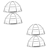 Gogogmee 4 Stck. Schutzabdeckung aus Edelstahl Drahtgitter Robust und Hohl...