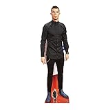 Star Cutouts Pappfigur Cristiano Ronaldo in Lebensgröße, Mehrfarbig