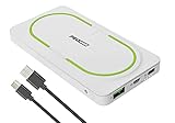 Pro User 2-in1-Powerbank 10000 mAh mit induktiver kabelloser QI...