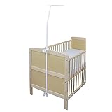 Baby Delux Himmelstange Himmelhalter universell weiß für Babybett...