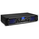Fenton FPL2000 PA Verstärker 2000 Watt, 3 Kanal Endstufe,...