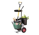 WESTMANN Hand- & Gartenwagen | 40x56x104 cm Grün | Werkzeugtrolley Set |...