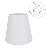 Eastlion Lampenschirm 5.5'/Ø14cm E14 E27 Lampenschirm for Flachs Kerze...