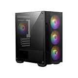 MSI MAG FORGE M100A Mini-Tower PC Gehäuse - unterstützt Micro-ATX &...