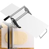 Faltbarer manueller Teigroller, Edelstahl Thekenteigschneider mit...