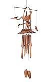 Ciffre Ca. 100cm Riesen Vogel Windspiel Klangspiel Mutter mit Kind Garten...