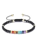 GEHECRST 7 Chakra Armband Heilsteine Armband Chakra Steine Armbänder...