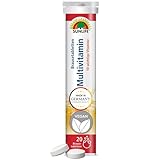 SUNLIFE Multivitamin Brausetabletten - 1x20 Stück - Multivitamin Tabletten...