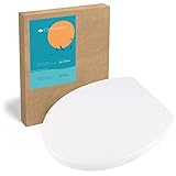 Calmwaters® Antibakterieller Premium WC Sitz mit Absenkautomatik Modern...
