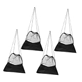MOTHNUR 4 Stück Mesh Sporttaschen für Fußball Basketball Volleyball...