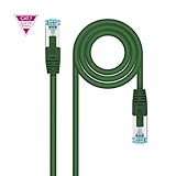 PRENDELUZ Cat.7 LSZH S/FTP PIMF AWG26 Netzwerkkabel, Grün, 1 m, ideal für...