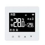 ZYNCUE Smartes WLAN-Thermostat, manueller Modus, Programmmodus, temporärer...
